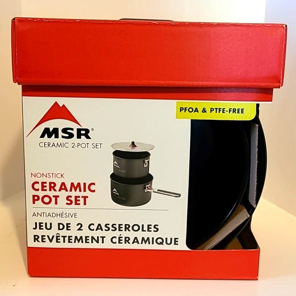 MSR Ceramic Camping Cookware 2-Pot Set